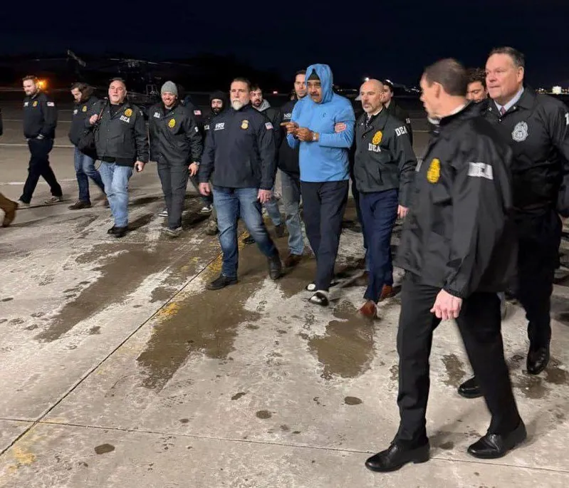 Difunden video de Maduro detenido en NY