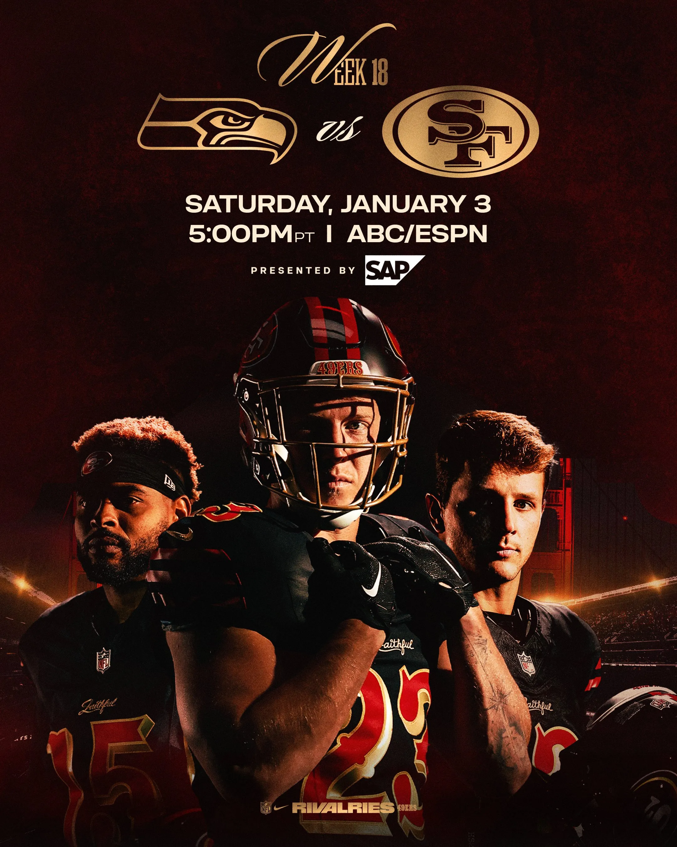 Seahawks vs 49ers, el partido que decide el control de la NFC