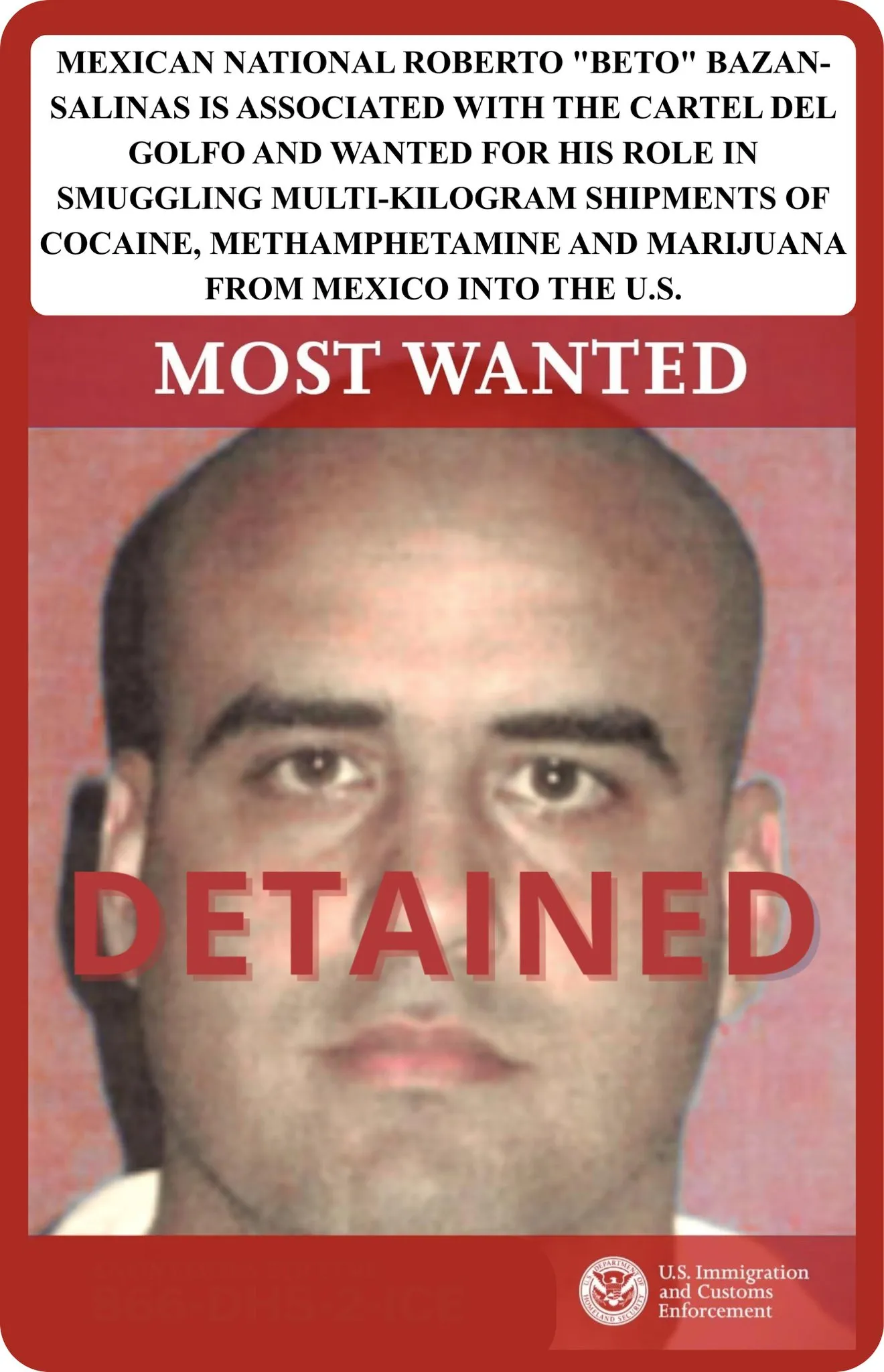 Arrestan al Beto, lugarteniente del Cártel del Golfo