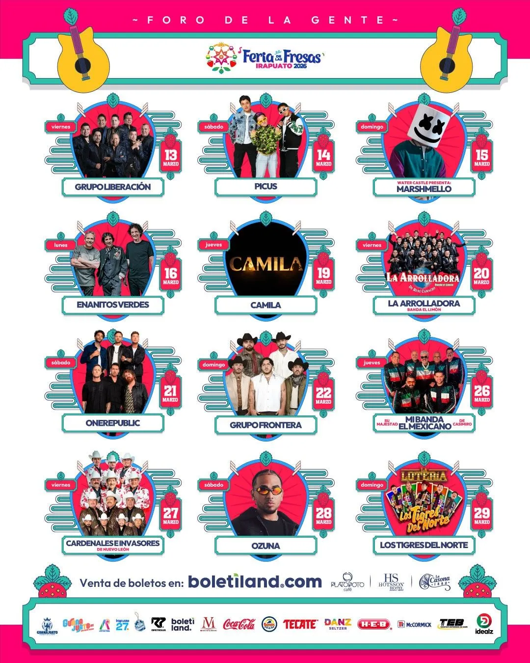 Arranca Feria de las Fresas con acceso gratis