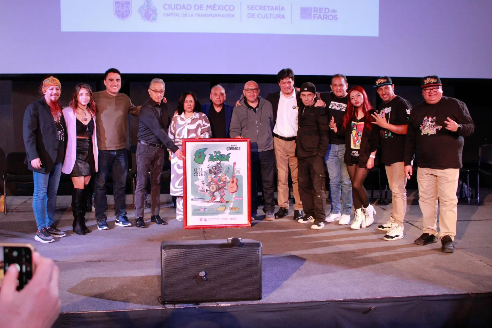 Festejan media década del Faro Cosmos