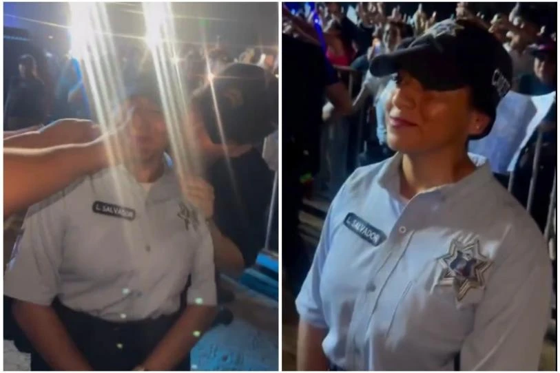 Enrique Iglesias besa a policía en pleno concierto 