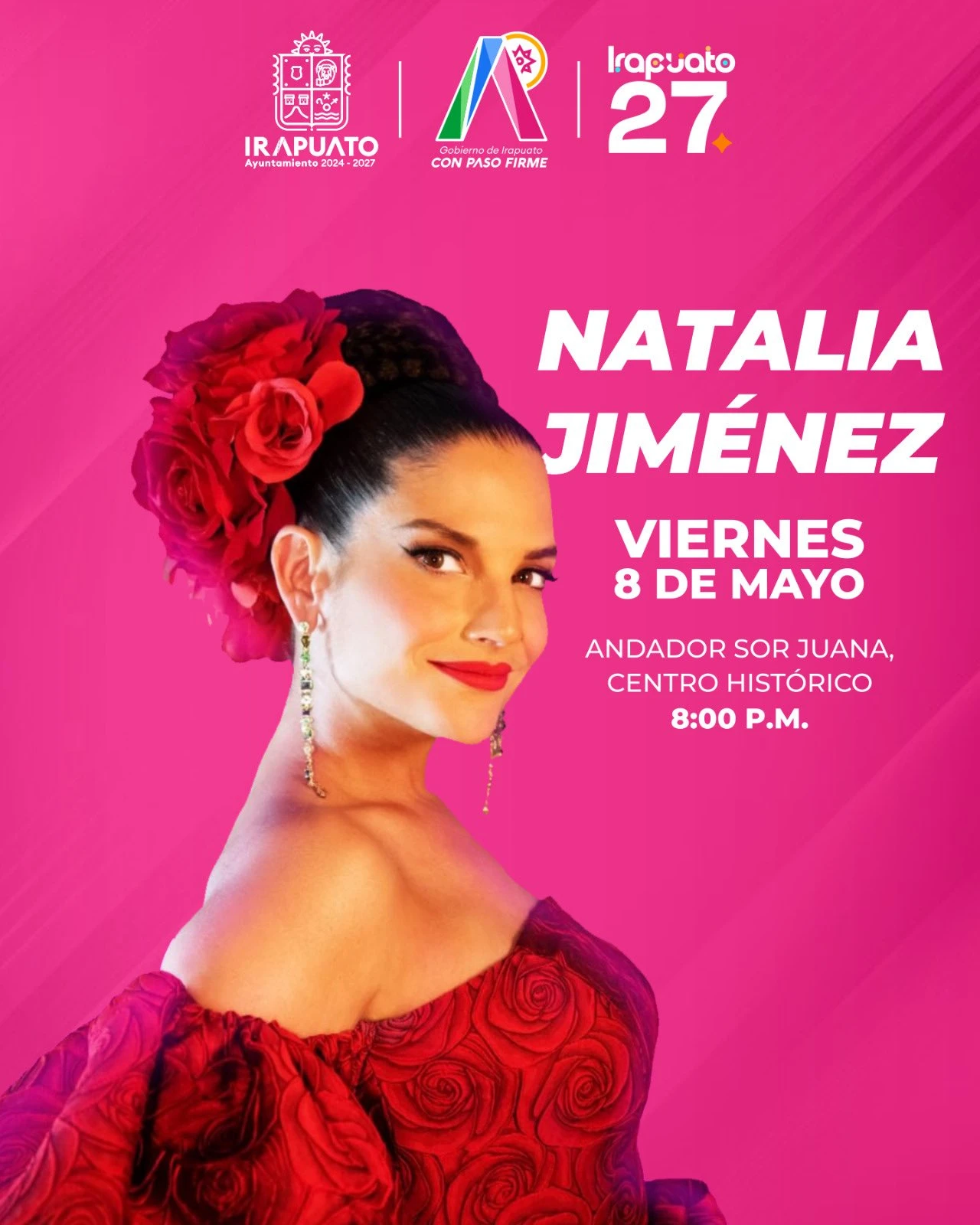 Natalia Jiménez festejará el Día de la Madre