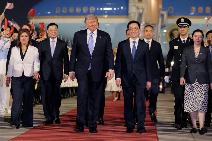 Trump llega a China para reunirse con Xi Jinping en medio de tensiones comerciales