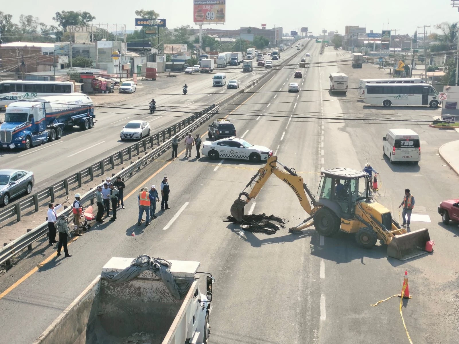 ¡Se abre carretera 45!