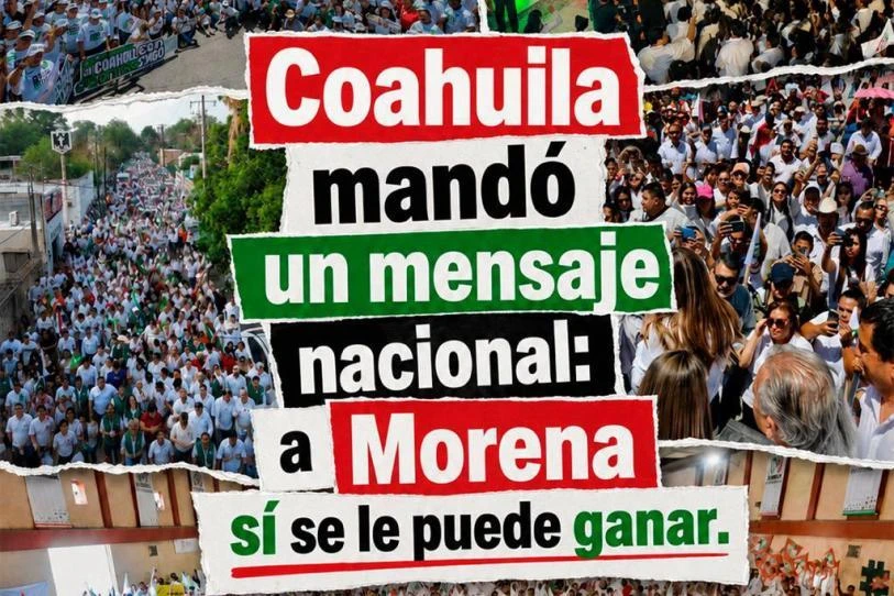 PRI presume “goliza 16 a 0” contra Morena en Coahuila