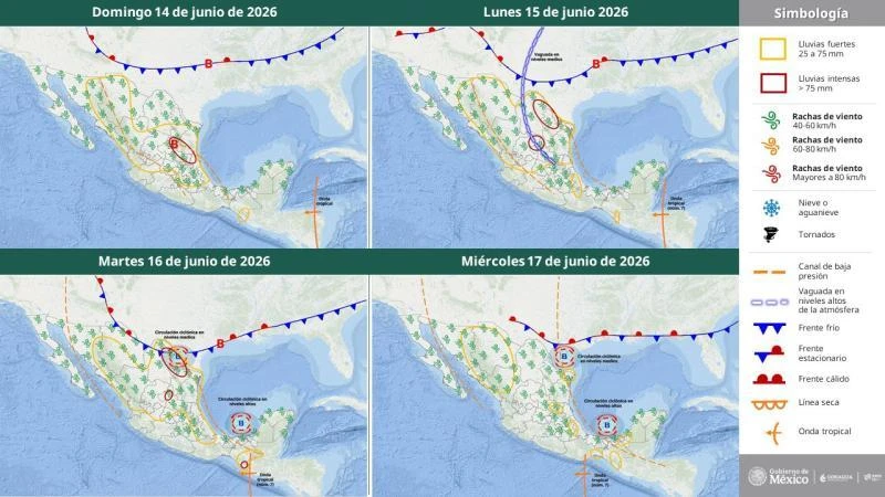 Prevén formación ciclónica en Golfo de México
