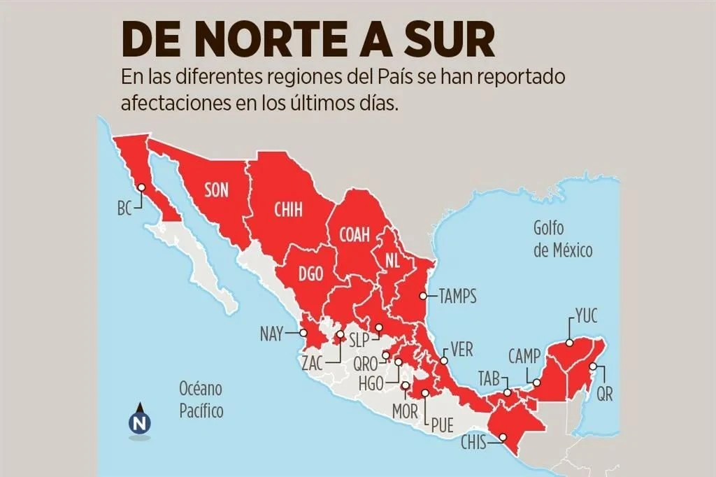 Sume 4T a México en tinieblas; CFE agoniza