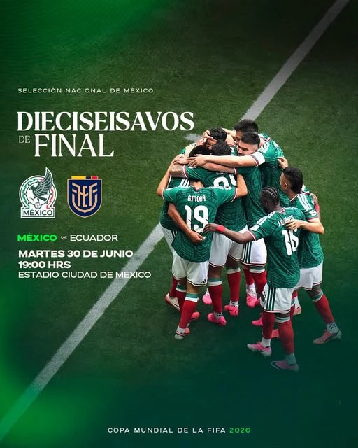 Es oficial: México enfrentará a Ecuador