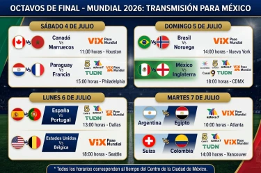 México siempre sí jugará a las 6 de la tarde