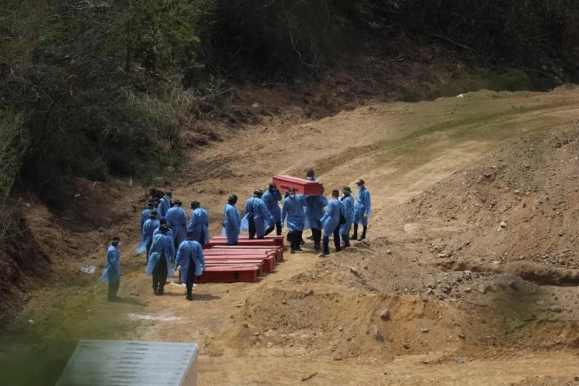 La Esperanza, el cementerio improvisado en La Guaira tras los terremotos en Venezuela
