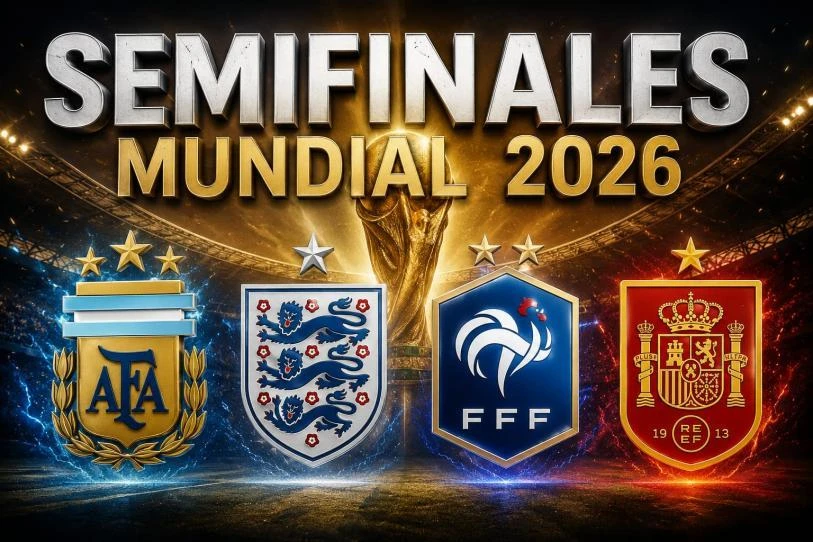 Partidos, fechas, horarios, canales y sedes de las Semifinales del Mundial 2026