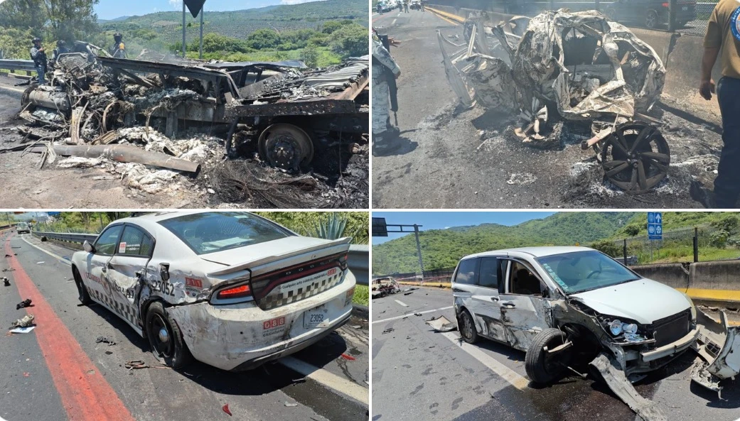 Brutal choque carretero deja 10 muertos