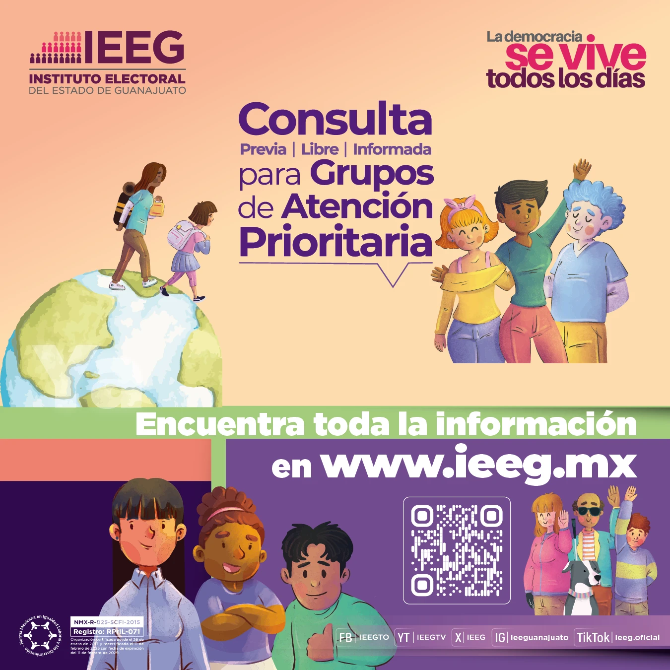 Anuncia IEEG consulta