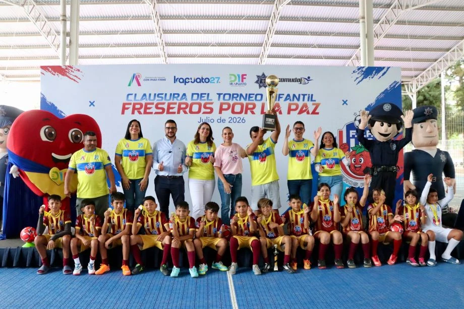 Niños y adolescentes trabajan por la paz en Irapuato