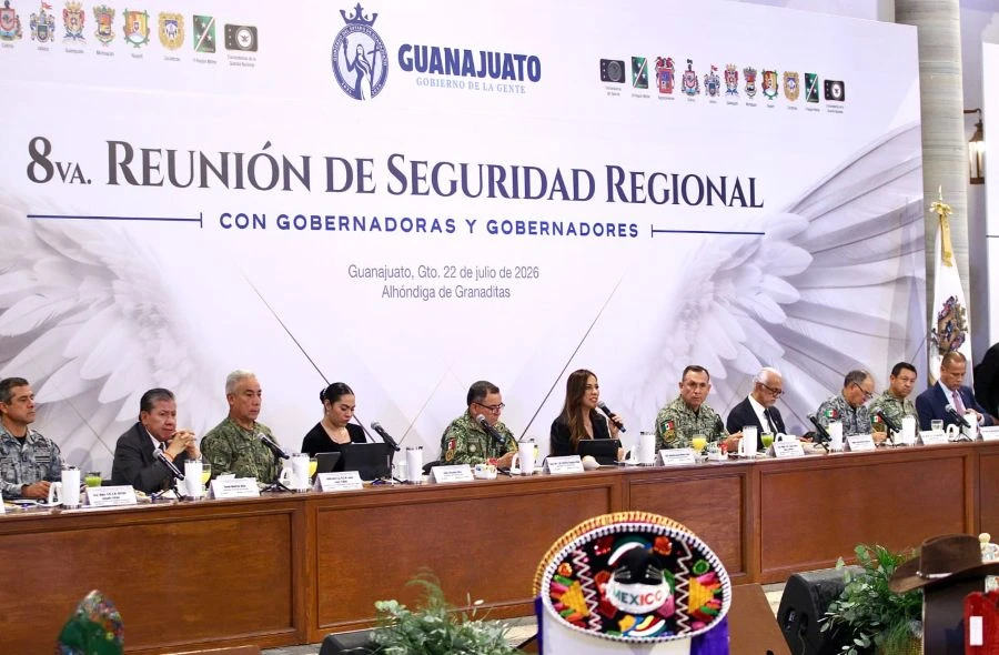 Preside Gobernadora Reunión Regional de Seguridad