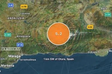 Tiembla en España y en Indonesia