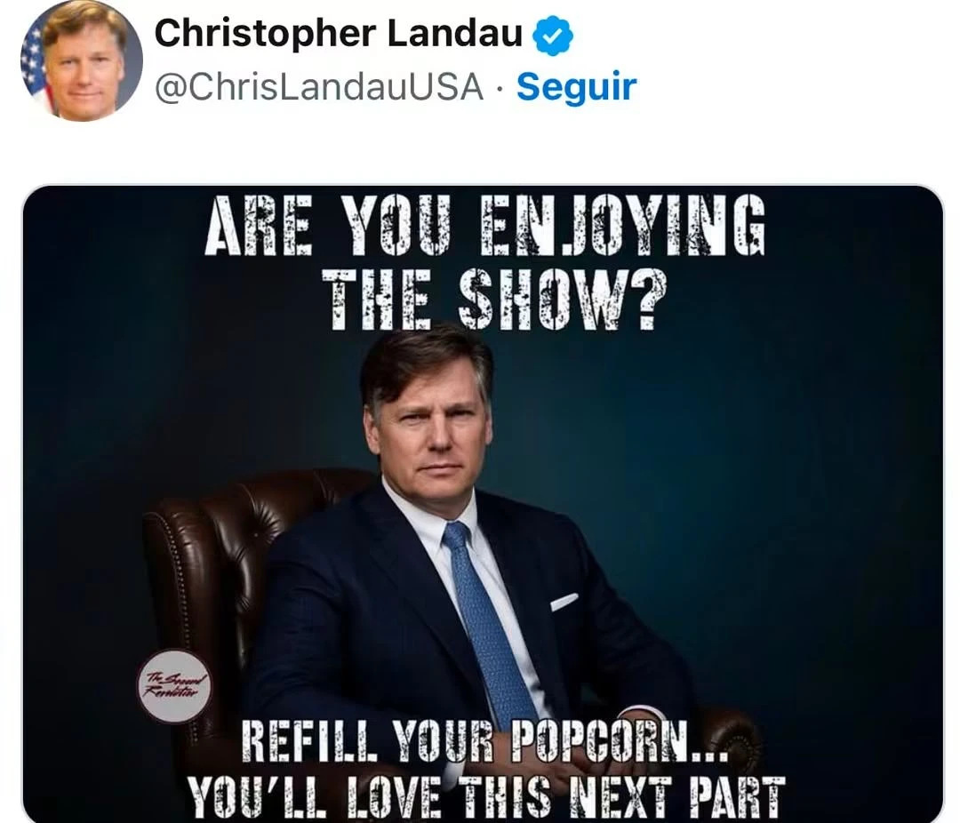 “Lo que viene les va a encantar”: Landau tras revocación de visa a Andy