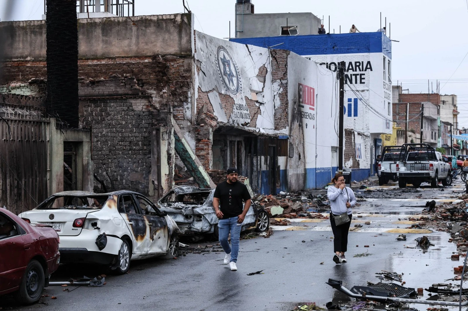 Un detenido por explosivo en comandancia de Ojocaliente; 11 personas lesionadas