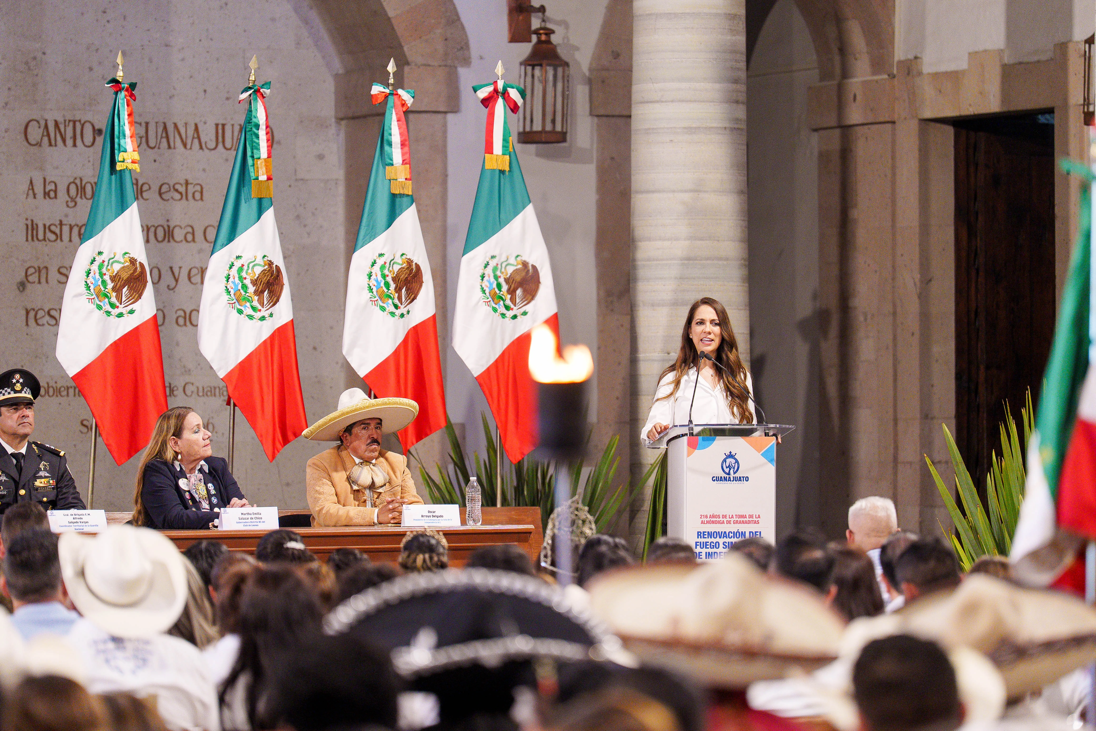 Libia García pondera importancia de fiestas patrias
