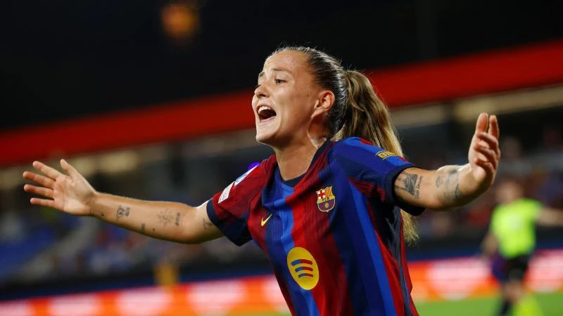 Barcelona golea 7-0 al Real Madrid con póker de Claudia Pina 