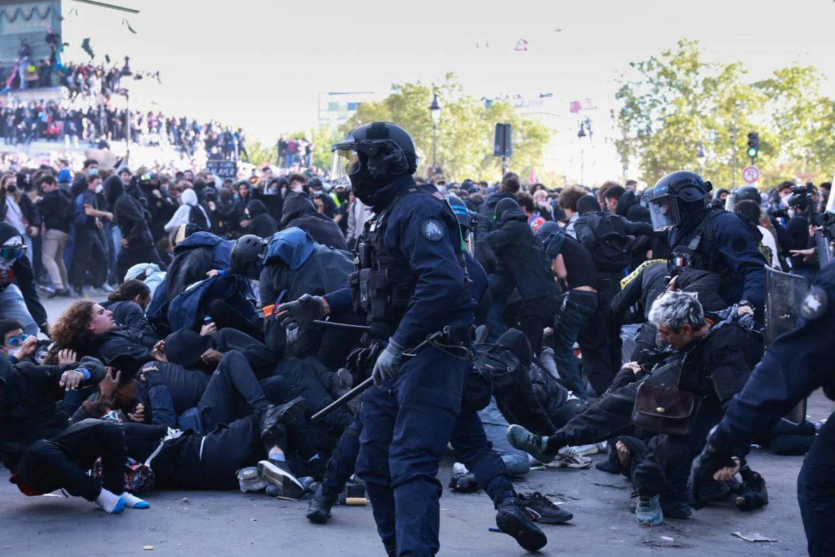 Protestas estudiantiles sacuden a Francia
