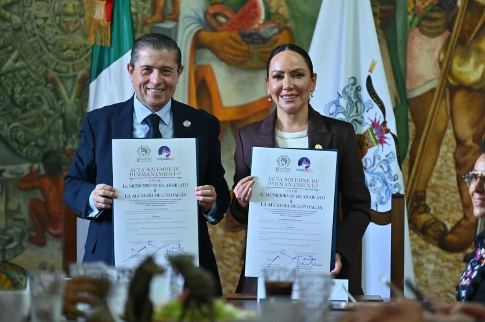 Guanajuato Capital y Coyoacán se hermanan