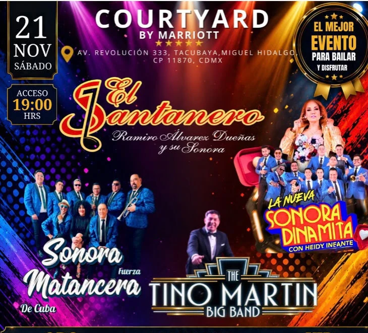 La Santanera brillará con 3 grupos más
