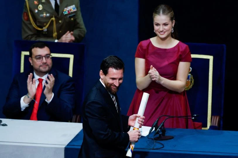 Messi recibe Premio Princesa de Asturias