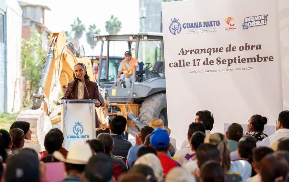 Arranca Gobernadora obras para beneficio de Cuerámaro
