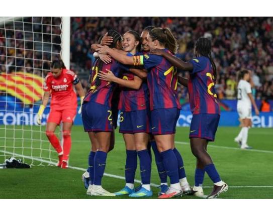 El Barça golea al Madrid y pasa a semifinales de Champions